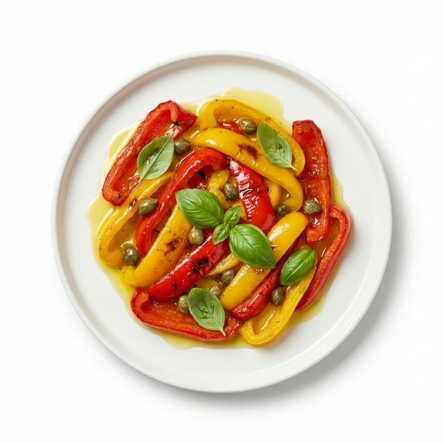 Antipasti von gegrillter Paprika