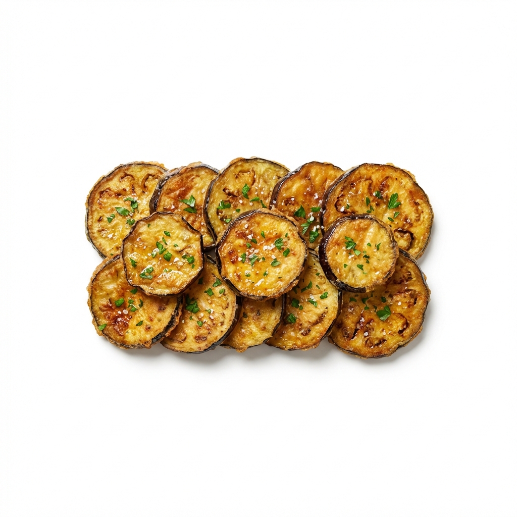 Auberginenscheiben frittiert