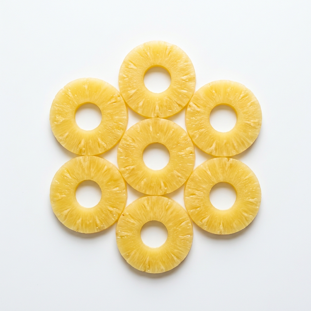 Ananas in Ananassaft, Konserve, nicht abgetropft