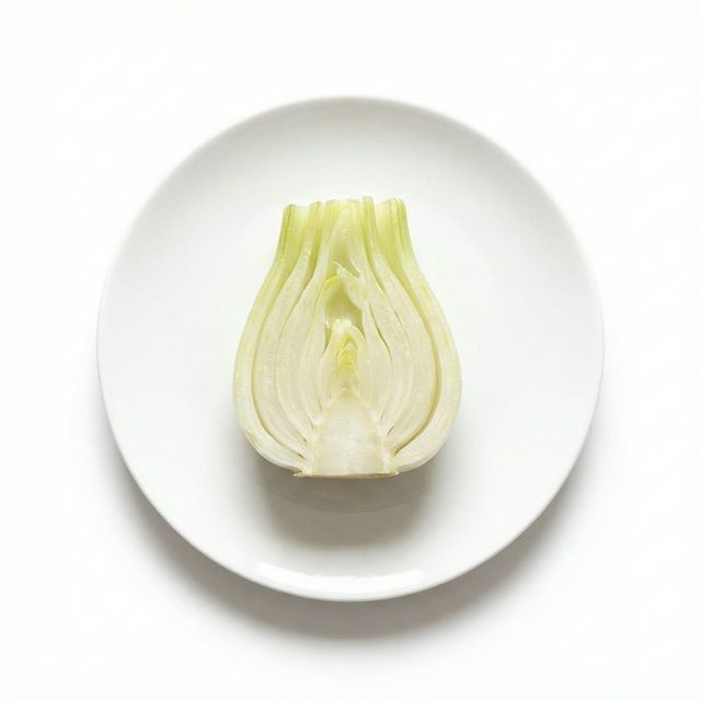 Fenchel gekocht (mit Fett und Salz)