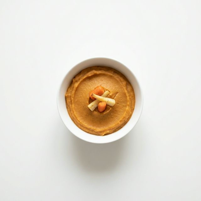 Gemüse-Kartoffel-Brei, mit Karotte, Pastinake (ohne Salz, geeignet für Beikost)