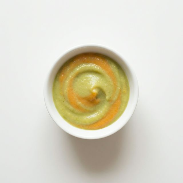 Gemüse-Kartoffel-Brei, mit Zucchini (ohne Salz, geeignet für Beikost)