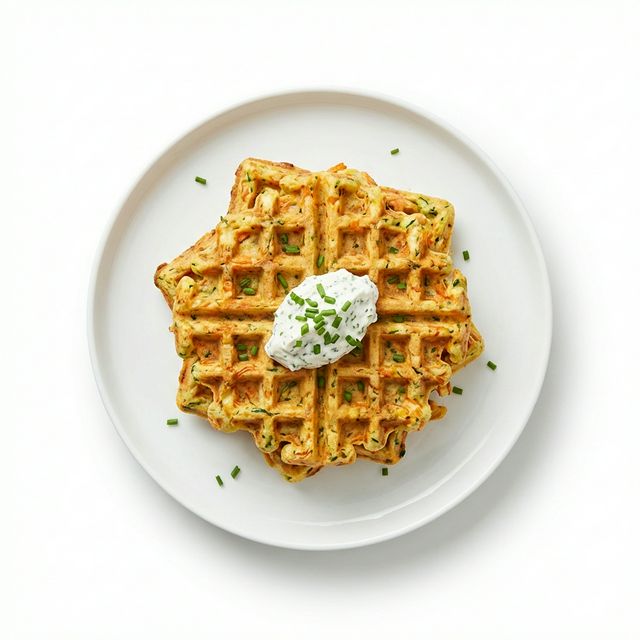 Gemüsewaffeln pikant