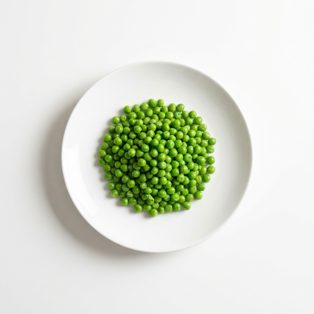 Grüne Erbsen gedünstet