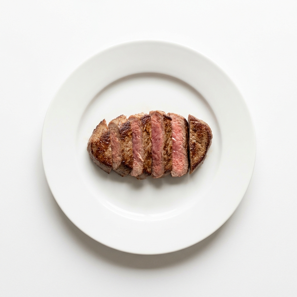 Kalb Herz, tiefgefroren, gebraten ohne Fett (Pfanne)