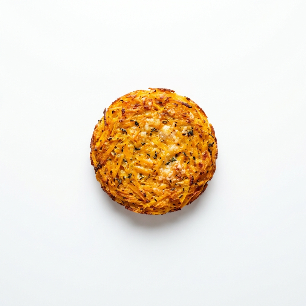 Kürbisrösti gebacken