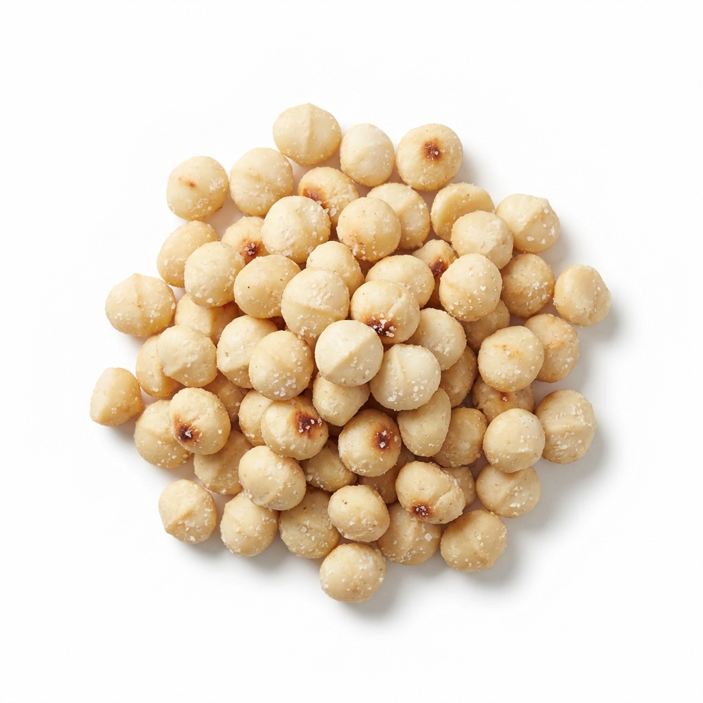 Macadamianuss geröstet ohne Fett, gesalzen