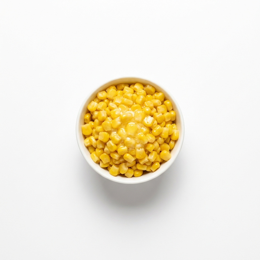 Mais (Zuckermais) gedünstet (mit Fett und Salz)