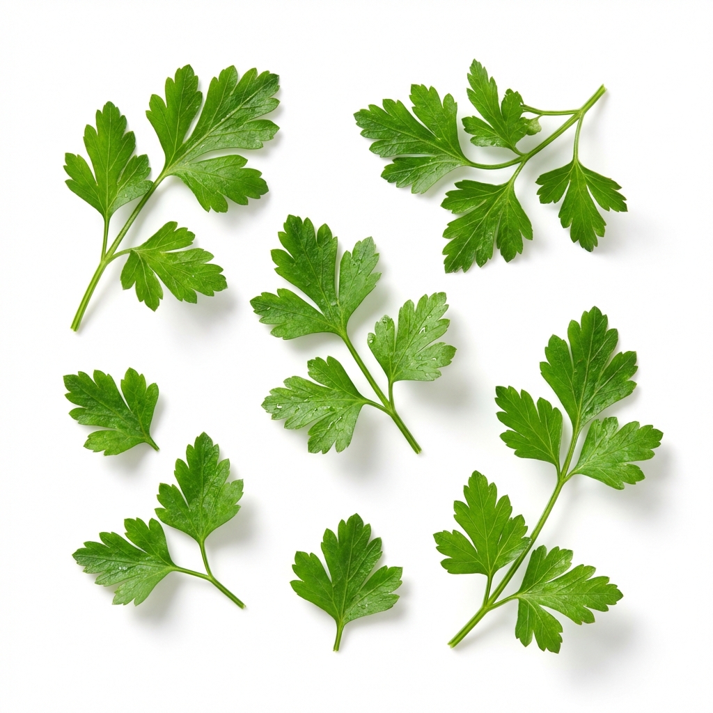 Petersilienblatt roh