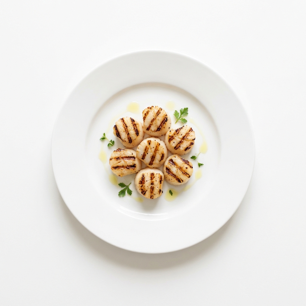 Pilgermuschel/Jakobsmuschel, gegrillt