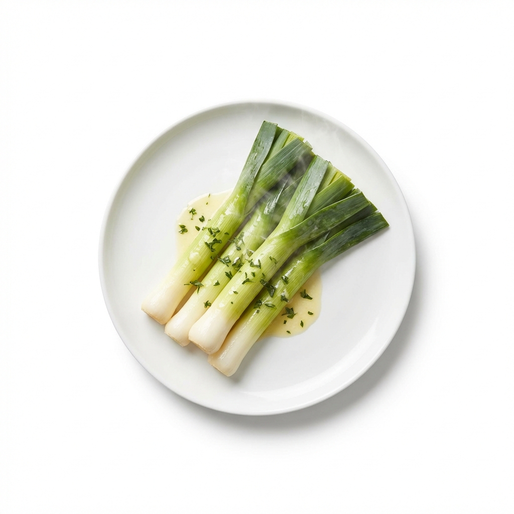 Porree/Lauch, gedünstet
