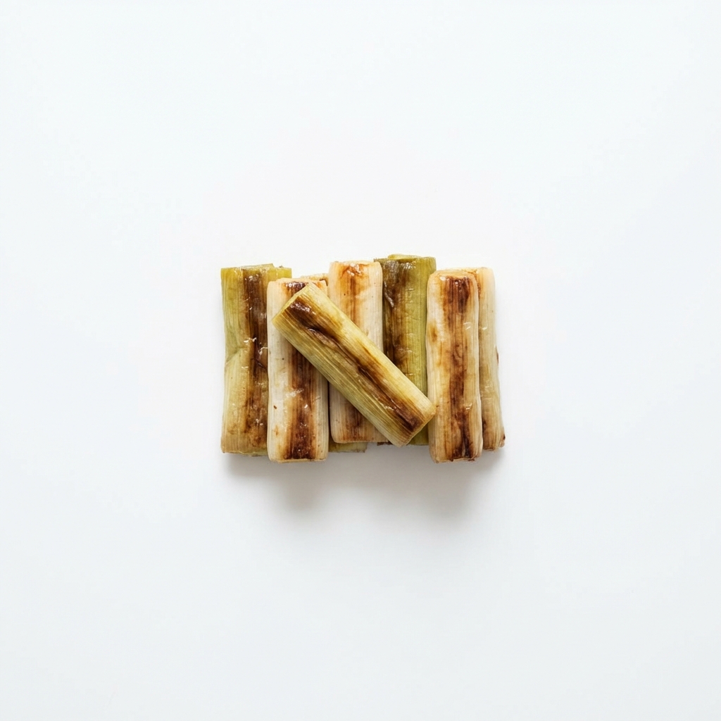 Porree/Lauch, tiefgefroren, gebacken