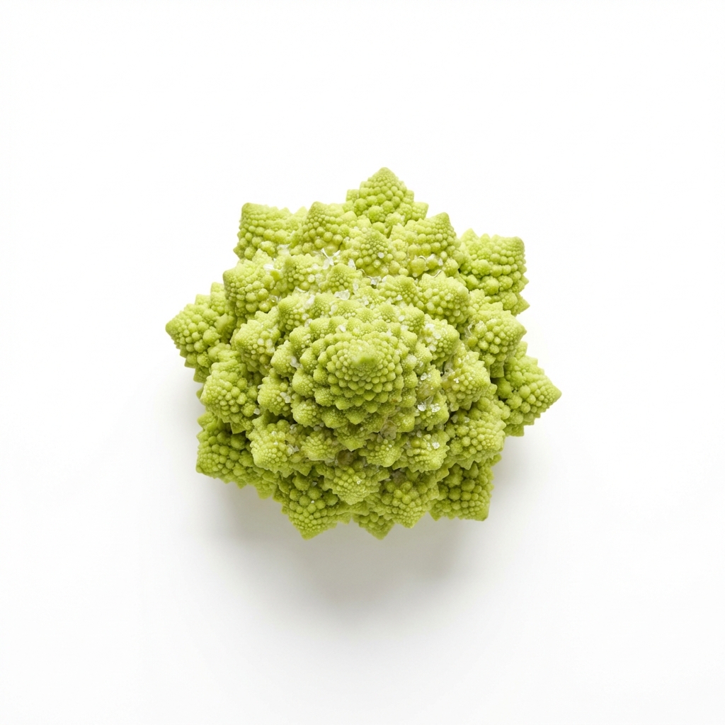 Romanesco gedünstet (mit Fett und Salz)