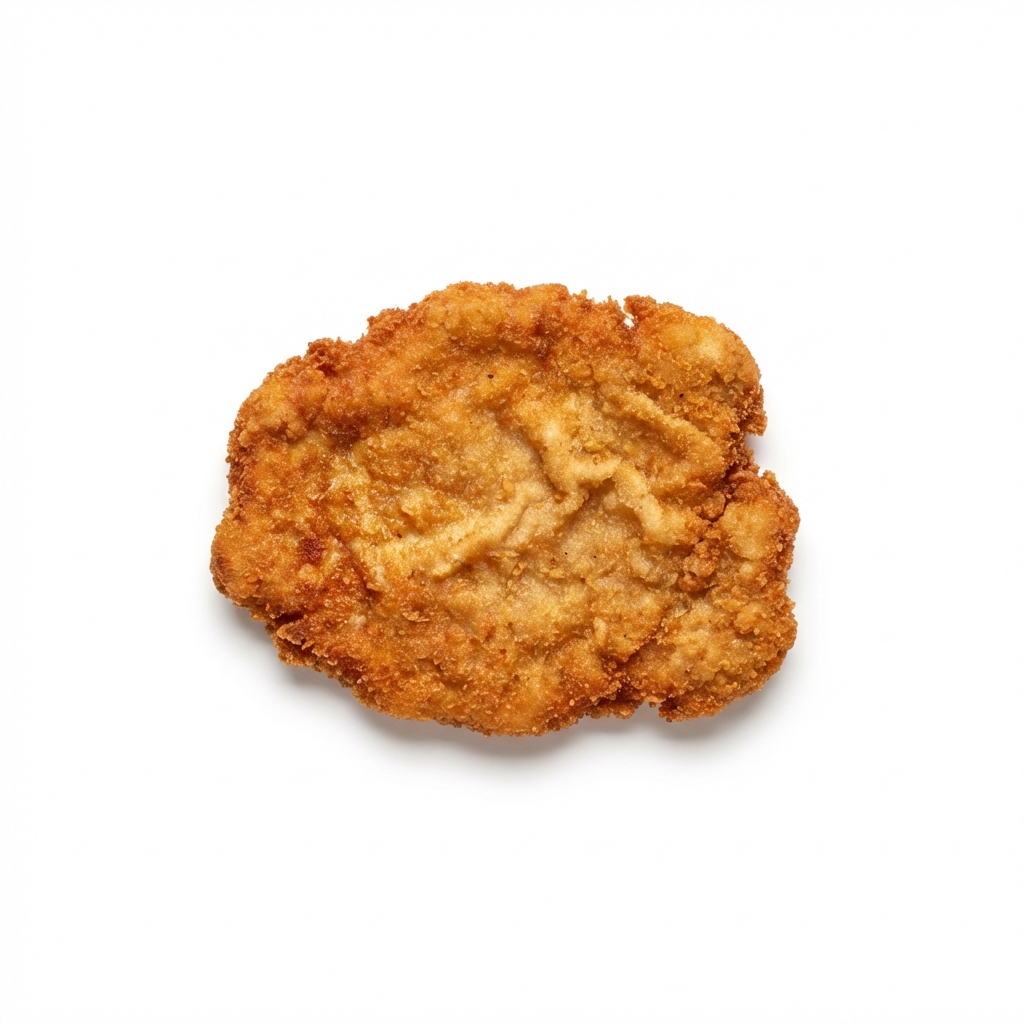 Schwein Schnitzel (Oberschale) tiefgefroren, gebraten ohne Fett (Pfanne)