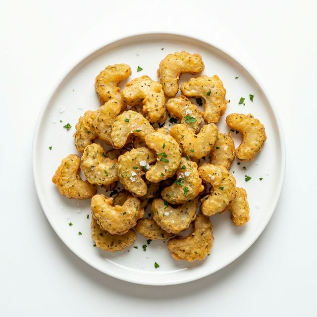 Selleriescheiben im Backteig (mit Bier) frittiert