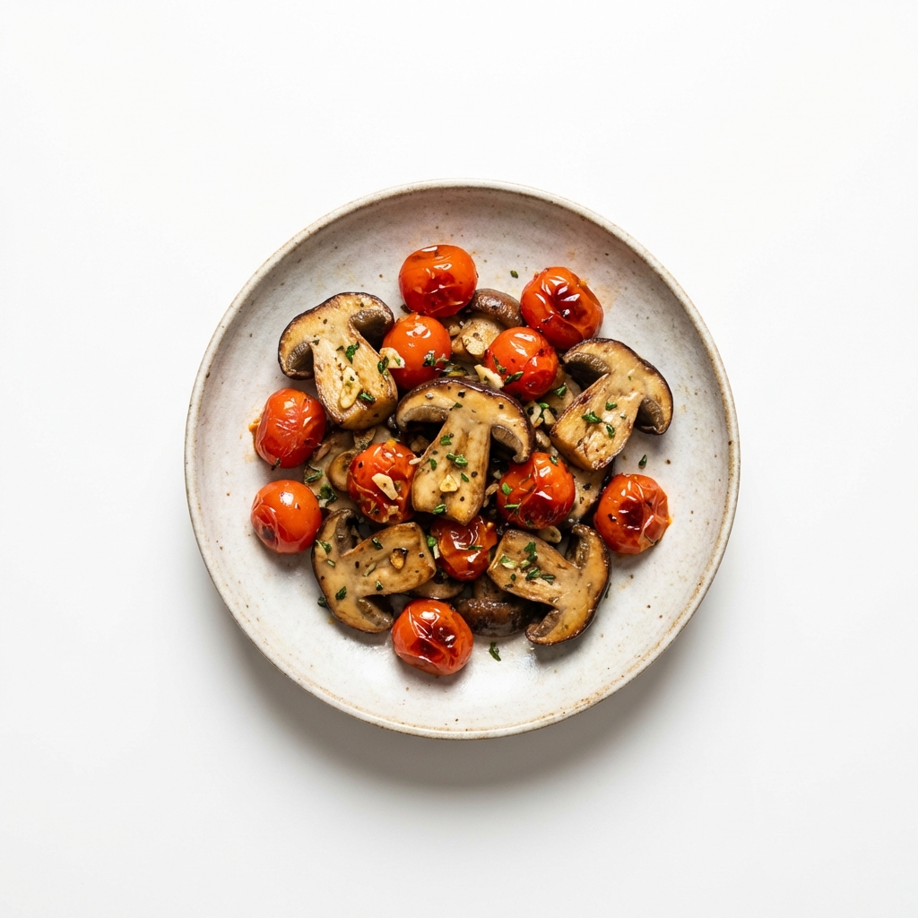 Steinpilze gebraten mit Tomaten