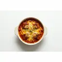 Aal in Tomatensauce (aus Tomaten Konserve), überbacken