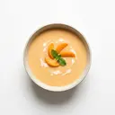 Aprikosenkaltschale gebunden mit Stärke