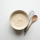 Ausbackteig (mit Bier) ungesüßt, roh