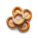 Ausgezogene Nudeln/Knienudeln (Hefeteig) frittiert