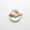 Bachsaibling gedünstet