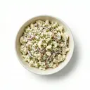 Blumenkohlsalat (roh) mit Saure-Sahne-Dressing
