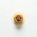 Bratapfel gefüllt gebacken, mit Vanillesauce