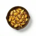 Bratkartoffeln aus Pellkartoffeln, mit Zwiebeln