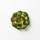 Broccoli tiefgefroren, gebraten ohne Fett (Pfanne)