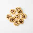 Butterkekse/Butterplätzchen (Mürbeteig) mit Nougatfüllung