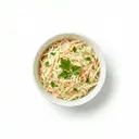 Coleslaw Salat, zubereitet