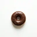 Donut mit Schokoladen-Glasur