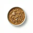 Champignon-Weißweinsauce von dunkler/brauner Grundsauce