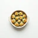 Champignons gefüllt, überbacken