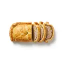 Delikatesspastete mit Mürbeteig, gebacken