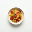 Eierteigwaren mit Tomatensauce (aus frischen Tomaten)