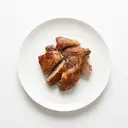 Ente Fleisch, mit Haut, gekocht