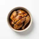 Ente Fleisch, mit Haut, geschmort ohne Fett