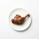 Ente Schenkel, mit Haut, tiefgefroren, geschmort ohne Fett