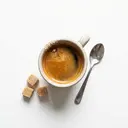 Espresso (Getränk) mit Zucker