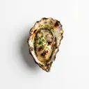 Europäische Auster gegrillt