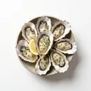 Europäische Auster tiefgefroren, gedämpft