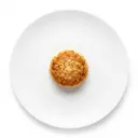 Fischfrikadelle (Alaska-Seelachs) paniert, tiefgefroren, gebraten ohne Fett (Ofen)