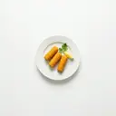 Fischkroketten mit Seelachs frittiert