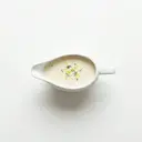 Fischsamtsauce von heller/weißer Grundsauce