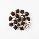 Fondantkonfekt mit Zartbitterschokolade überzogen