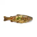 Forelle tiefgefroren, gebraten ohne Fett (Ofen)