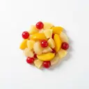 Fruchtmischung/Fruchtcocktail, gezuckert, Konserve, abgetropft