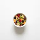 Fruchtsalat gesüßt