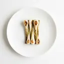 Frühlingszwiebel/Lauchzwiebel (ohne Laub) gebacken